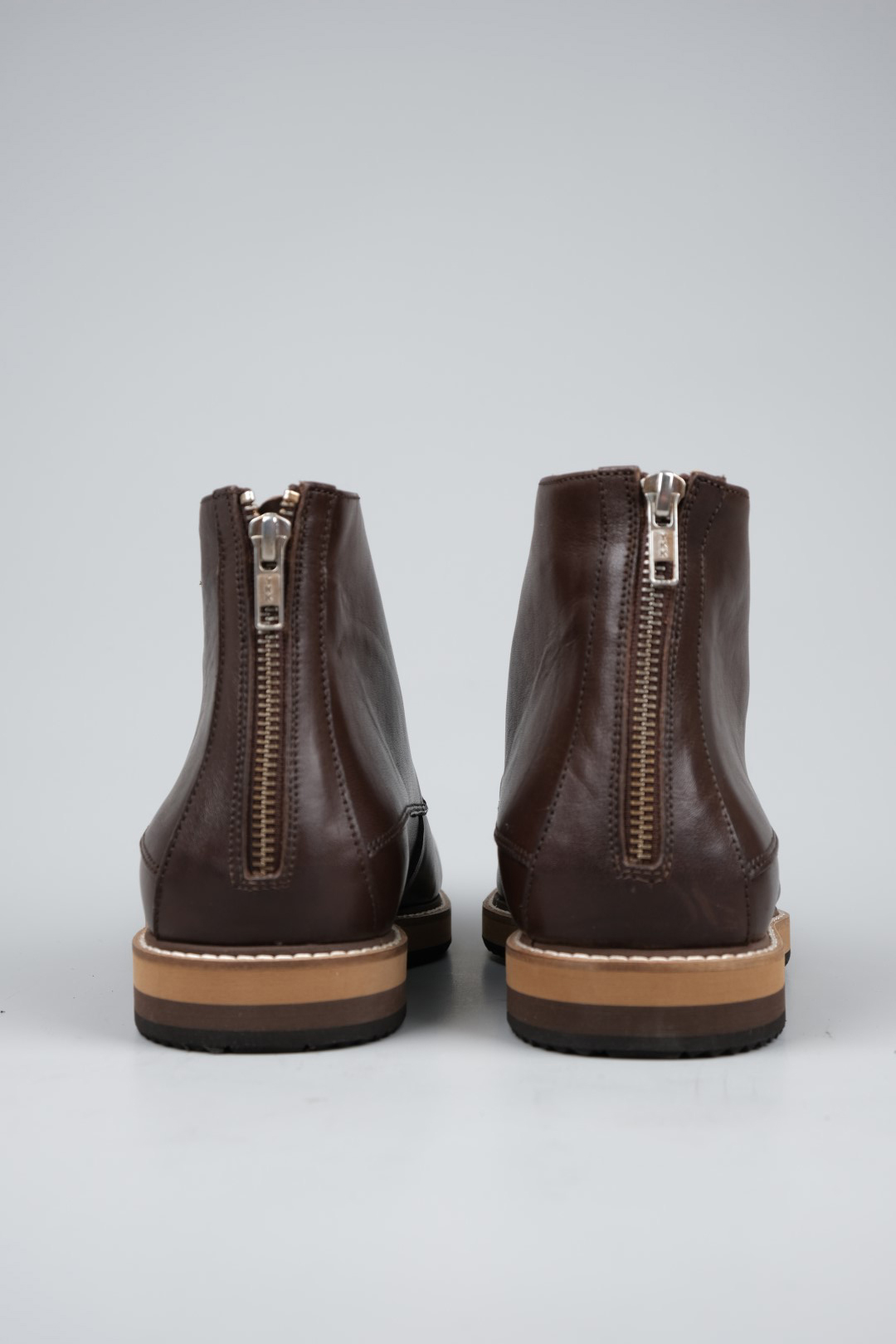 LEATHER BOOTS - BROWN - 4